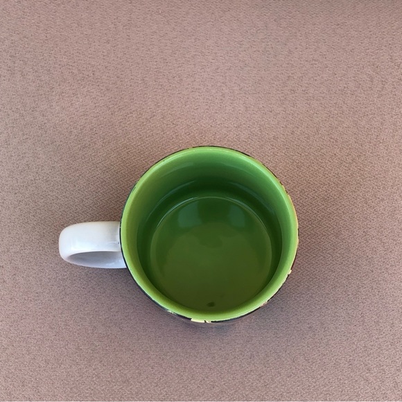 Disney World Peter Pan Tinkerbell 18 oz. Green Interior Coffee Mug Tea Cup - Picture 4 of 9